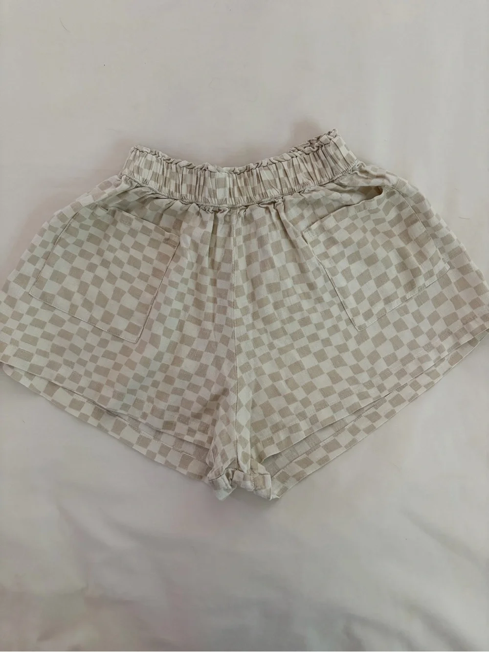 Rylee and Cru Dove Check Shorts